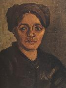 Vincent Van Gogh Head of a Peasant Woman with Dark Cap (nn04) Germany oil painting artist